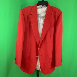 Men’s red Stafford sports coat size 44L